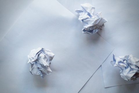 Crumbled Pieces of Paper