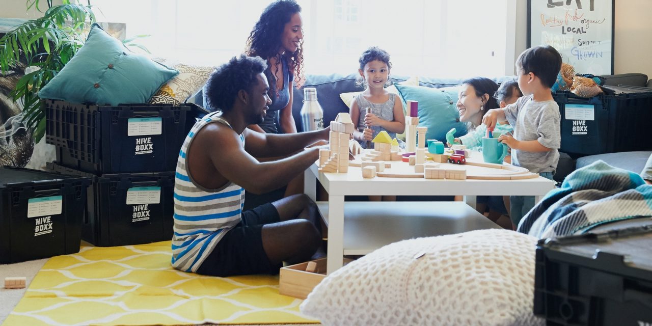 Family in Living Room