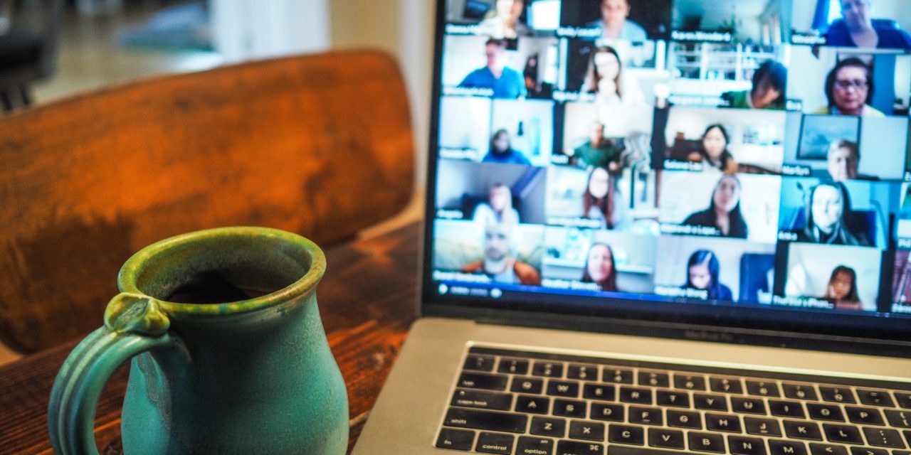 Employees on Zoom Call