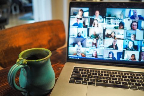 Employees on Zoom Call