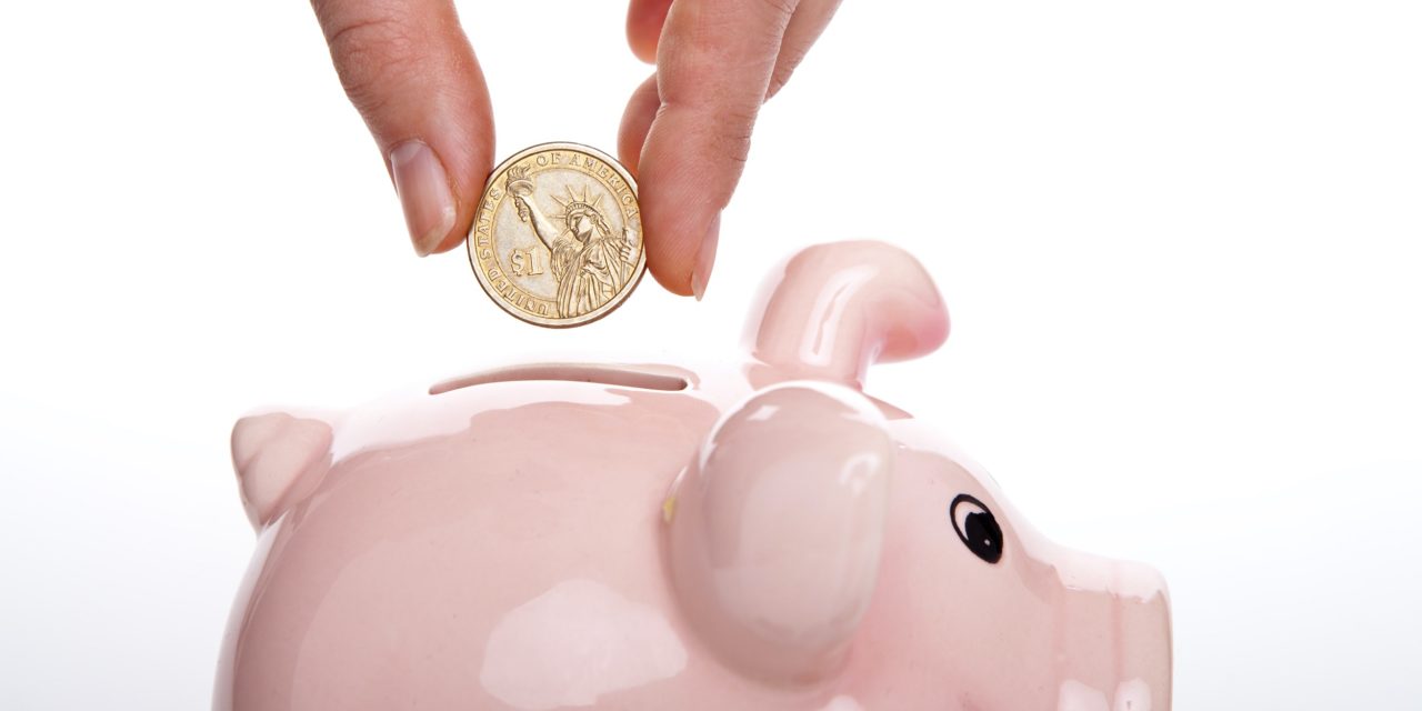 Putting Money in a Piggy Bank
